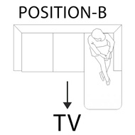 HOMIEST LIVING Chloe L-Shape Push Back Sofa in Beige