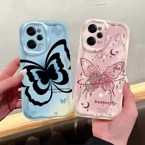 Luxury Butterfly Flower 3D Case for Xiaomi Redmi A5 A4 A3 A3X A2 A1 Plus 13X Redmi K80 K70 K70E K60 
