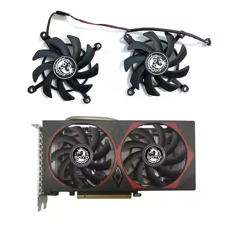 For SOYO GTX 1660 Super 6GB GDDR6 graphics card replacement fan 85MM 4PIN GTX1660 GPU FAN