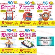 日本5G（不限速）softbank 無限上網卡數據卡 softbank/KDDI happytelecom 5日7日8曰10日15日5天7天8天10天15天 Happy telecom觀塘店現貨