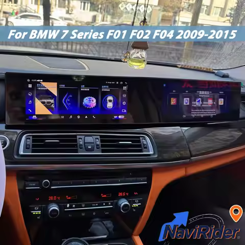 21" Dual Screen Android Stereo For BMW 7 Series F01 F02 F04 2009-2015 NBT CIC Car GPS Auto CarPlay N