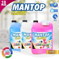 ☞Sabun basuh baju MANTOP 10KG Liquid Laundry detergent Sabun dobi  live❆