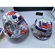 Cute American flag newborn baby hat without scarf 4 months to 16 months