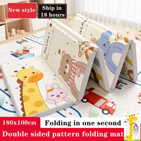 Foldable Baby Foam Play Mats 180cm X100cm Playmat Floor Mats Carpet XPE Mats Floor Crawling Rugs Mat