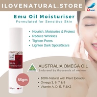 ★PROVEN N TESTED★EMU TRACKS 55g Emu Oil Moisturiser. For Sensitive or Tired Skin/Eyes and  Wrinkles.