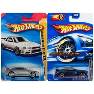 Set of 2 Japan Version Mattel Hot Wheels Dropstars & 2010 PREMIERE Nissan Skyline GT-R34