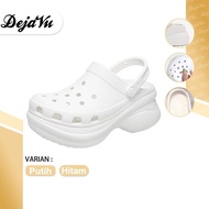 He13 Zai-2530 Gfd-6 Dejavu Korean Women's Jelly Sandals Women's Wedge Sandals Platform Home Slop Wom