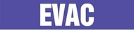 Accuform RPM333 Vinyl "EVAC" Medical Gas Pipe Marker, 3" W x 3" L, White on Purple (Pack of 20)