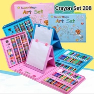 ART SET Colored Pencils Crayon Set 150 pcs 208 pcs / Coloring Crayons 150 pcs 208 pcs