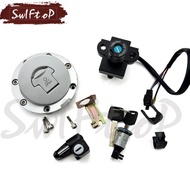 Motorcycle Accessories Ignition Switch Lock Fuel Gas Cap Key Set Fit For Honda BROS400 BROS600 BROS6