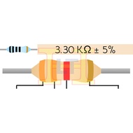 (READY STOCK) RESISTOR 3.3K Ohm 5% (10pcs)