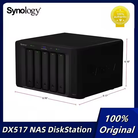 Synology 5-bay NAS DiskStation DX517 (Diskless)