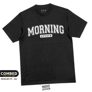 MORNING ATTACK - TSHIRT MORNING ATTCK M1 REGULAR PREMIUM COTTON COMBED 24s ONECK REGULAR FIT