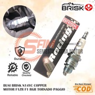 BRISK N14YC Copper Racing Spark Plug for Yamaha F1zr F1 RGR TRS Tornado Piaggio Motorcycle