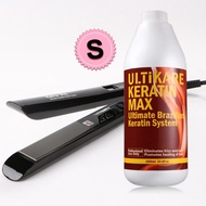 1000ML Chocolate keratin treatment 8% keratin hair straightening+Hair professinal flat iron keratin