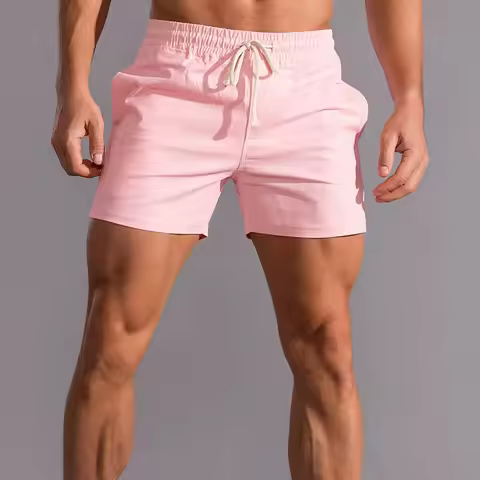 Men's Shorts Men's Pure Cotton Three Quarter Pants Large Size Sports Casual Pants Trendy Men's Quart