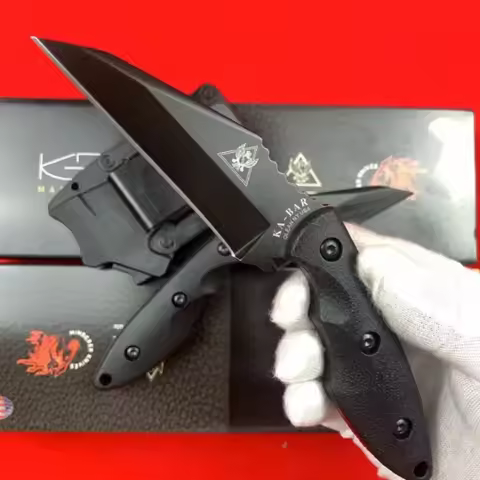 TDIHinderer Hinderance Fixed Balde Knife with Sheath 1095 High Carbon Steel Blade Outdoor Camping Kn