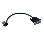 RS232 DB9 Female To USB 2.0 Female Serial Adapter Converters Cable For PC And Laptop Connecting Chip