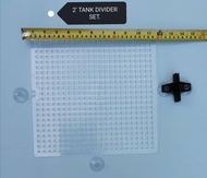 2 feet Aquarium Fish Tank Divider Separator 29cm x 29cm [S] 2feet 2 Kaki 2Kaki Akuarium Ikan