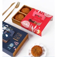 [Ready Stock] Mooncake Handle Box 50gm-75gm 4 Holes/ 6 Holes