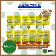 Health and Wealth Green Barley 12 BOTTLES