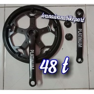 Crank/plate SINGLE 48t