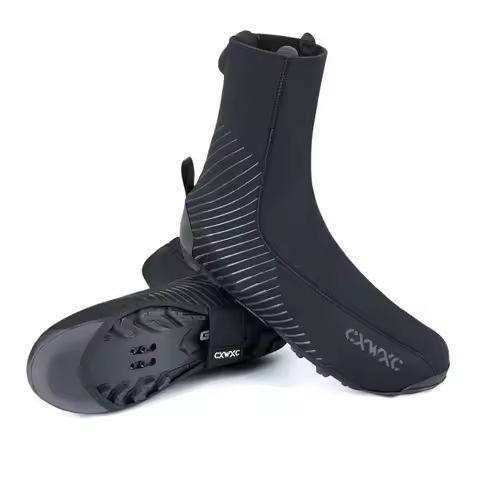 CXWXC CX-204/206 Mountain Bike Shoe Cover Windproof and Waterproof Thickened Shoe-cover For SPD Shoe