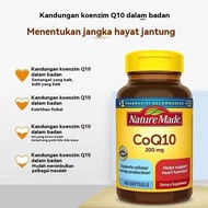 Nature Made CoQ10 (200MG) 140 softgels 輔酶Q10 200mg 140粒/軟膠囊-Kedai Perdana