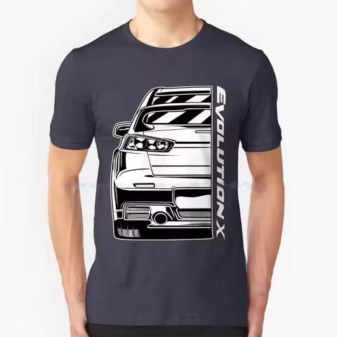 Lancer Evolution X T Shirt 100% Cotton Tee Evo 10 Evo X Jdm Lancer Evolution 10 Lancer Evolution X E