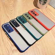 ส่งจากไทย เคสมือถือOPPO Reno 6Z 5G เคสโทรศัพท์ ออฟโป้ Case เคสกันกระแทก ปุ่มสีผิวด้าน เคสกันรอยกล้อง ขอบนิ่มหลังแข็ง