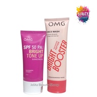 OMG OMG OMG | 2-in-1 Face Wash 50g + Bright Tone Up Omg Sunscreen Spf50 PA++++