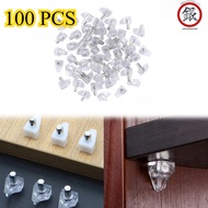 SIKU 100pcs/Set M5 Shelves with Rubber Sleeves Bracket/Shelf Support Angle/Shelf Bracket/Bracket/She