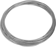 uxcell 3/64" (1.2mm) 100ft (31m) 304 Stainless Steel Cable Wire Rope 7 x 7 Strands Core PVC Coated A