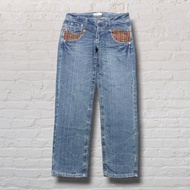 Longpants Jeans J HONEY Blue Washed Fading Petir Regular CJ490