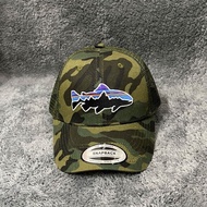 Patagonia หมวกแก็ปหมวกแก็ปหมวกสำหรับผู้ชายและผู้หญิงที่บังหมวกเบสบอลคู่รักโลโก้กลางแจ้งหมวกยูนิโคล่