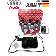 ( 100% FEBI GERMANY ) AUTO FILTER KIT TRANSMISSION FILTER WITH ATF OIL ( 8L/9L ) 8 SPEED 8HP AUDI A6