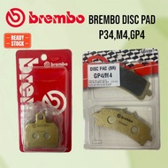 BREMBO DISC PAD  P34, GP4, M4,M3,K50 FOR 2POT & 4POT BREMBO