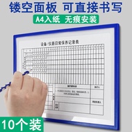 Kad Pemegang Kad Magnet Kertas A4 K-Slot Berongga Lutsinar Magnetik Keras Pemegang Plastik Keras Per