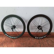 Litepro Aero S42 Le 20" 451 40Mm High Profile Disc V Wheelset For Folding Bike Mini Velo Java Pacific Trs Xds Crius