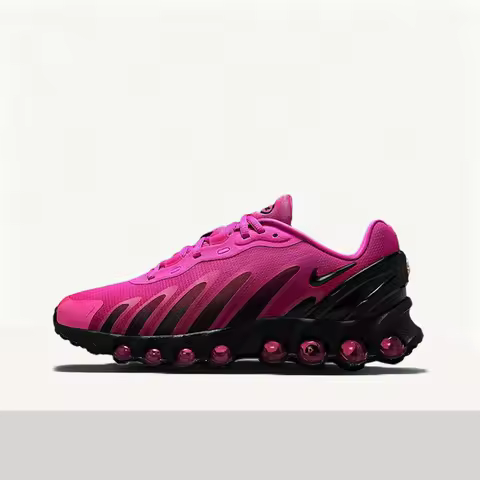 Nike Air Max Dn8 Women's Low-Top Running Shoes - Comfortable, Durable, Breathable Support - Red/Blac