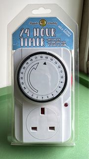 24小時定時器插座 Timer Plug｜爬蟲燈 龜燈用｜4個可散賣