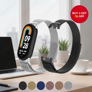 Xiaomi Smart Band 10 9 8 / Band 10 Ceramic Edition replacement stainless steel strap