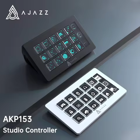 AJAZZ AKP153E-English Version-Desktop Helper Console Panel Controller Stock Trading Live Tuning Prog