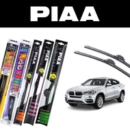 PIAA BMW X6 (F16/F86) 2014-Present Wiper Si-Tech Super Graphite Aero Vogue Flex Radix Silicone Viper
