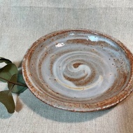 刷毛目志野圓盤