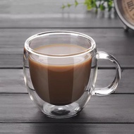 160ml Double Wall Glass Handle/ Borosilicate Espresso Glass/160ml Tea Cup