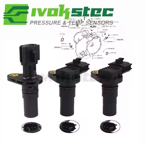 3Pcs Input Output Transmission Speed Sensor For Nissan Altima Infiniti CVT CVT7 RE0F11A JF015E 31935