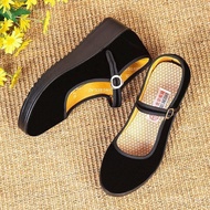 33-44Women's Cloth Shoes Hotel Women's Shoes Black Dance Non-Slip Office Shoes Old North Mom Shoes W