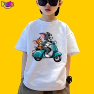 2026 children's t shirt round neck 100% Premium cotton unisex size 2/3 to 12/13 2024 Kids T shirt mj