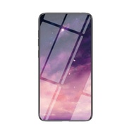 Samsung Galaxy S10 5G เคส Samsung S10 Starry Sky กระจกเทมเปอร์เคสโทรศัพท์แบบแข็งปลอกกันกระแทกฝาหลัง